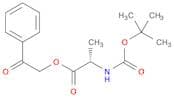 L-Alanine, N-[(1,1-dimethylethoxy)carbonyl]-, 2-oxo-2-phenylethyl ester