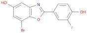 7-broMo-2-(3-fluoro-4-hydroxyphenyl)-1,3-benzoxazol-5-ol