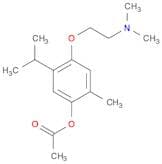 4-[2-(dimethylamino)ethoxy]-2-methyl-5-(propan-2-yl)phenyl acetate