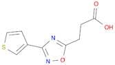 3-(3-Thien-3-yl-1,2,4-oxadiazol-5-yl)propanoic acid