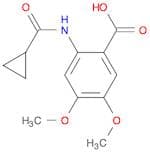 2-(Cyclopropanecarboxamido)-4,5-dimethoxybenzoic acid