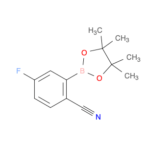 4-Fluoro-2-(4,4,5,5-tetramethyl-1,3,2-dioxaborolan-2-yl)benzonitrile
