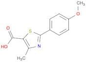 2-(4-METHOXYPHENYL)-4-METHYL-1,3-THIAZOLE-5-CARBOXYLIC ACID