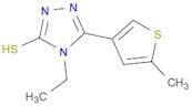 4-Ethyl-5-(5-methylthien-3-yl)-4H-1,2,4-triazole-3-thiol