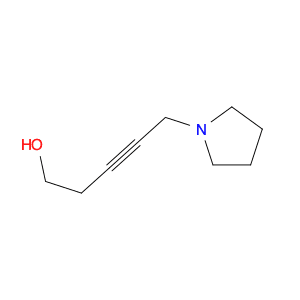 5-(1-pyrrolidinyl)-3-pentyn-1-ol