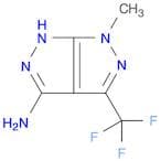 6-Methyl-4-(trifluoromethyl)-1,6-dihydropyrazolo[3,4-c]pyrazol-3-ylamine