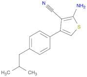 2-Amino-4-(4-isobutylphenyl)thiophene-3-carbonitrile
