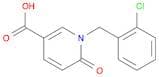 1-[(2-chlorophenyl)methyl]-6-oxo-1,6-dihydropyridine-3-carboxylic acid