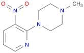 1-Methyl-4-(3-nitro-2-pyridinyl)piperazine