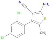 2-Amino-4-(2,4-dichlorophenyl)-5-methylthiophene-3-carbonitrile