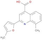 8-Methyl-2-(5-methyl-2-furyl)quinoline-4-carboxylic acid
