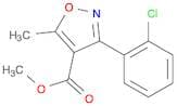 Methyl 3-(2-chlorophenyl)-5-methyl-4-isoxazolecarboxylate