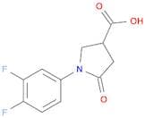 1-(3,4-Difluorophenyl)-5-oxopyrrolidine-3-carboxylic acid