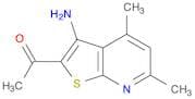 1-(3-Amino-4,6-dimethylthieno[2,3-b]pyridin-2-yl)ethanone