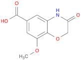 8-Methoxy-3-oxo-3,4-dihydro-2H-1,4-benzoxazine-6-carboxylic acid