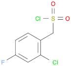 (2-Chloro-4-fluorophenyl)methanesulfonyl chloride
