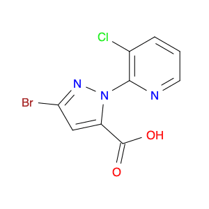 3-Bromo-1-(3-chloropyridin-2-yl)-1H-pyrazole-5-carboxylic acid