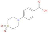 4-(1,1-Dioxidothiomorpholino)benzoic acid