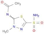 N-[(2E)-3-methyl-5-sulfamoyl-2,3-dihydro-1,3,4-thiadiazol-2-ylidene]acetamide