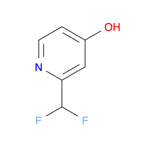 4-Pyridinol, 2-(difluoromethyl)- (9CI)