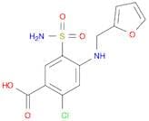 5-(Aminosulfonyl)-2-chloro-4-[(2-furanylmethyl)amino]benzoic acid