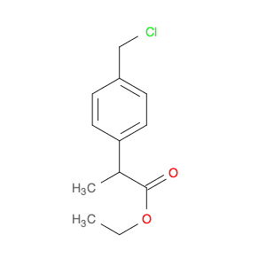 2-(4-CHLOROMETHYL-PHENYL)-PROPIONIC ACID ETHYL ESTER