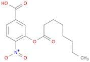 4-Nitro-3-(octanoyloxy)benzoic acid