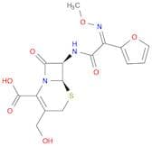 (6R,7R)-7-((Z)-2-(Furan-2-yl)-2-(methoxyimino)acetamido)-3-(hydroxymethyl)-8-oxo-5-thia-1-azabicyc…