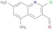 2-CHLORO-5,7-DIMETHYL-3-QUINOLINECARBALDEHYDE