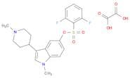 1-METHYL-3-(1-METHYL-4-PIPERINDIN-4-YL)-5-HYDROXY-1H-INDOLE2,6-DIFLUOROBENZENESULFONICACIDESTEROXA…