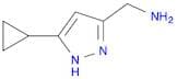 (3-cyclopropyl-1H-pyrazol-5-yl)methanamine