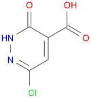 6-Chloro-3-oxo-2,3-dihydropyridazine-4-carboxylic acid