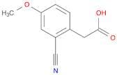 2-(2-Cyano-4-methoxyphenyl)acetic acid