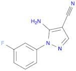 5-Amino-1-(3-fluorophenyl)-1H-pyrazole-4-carbonitrile