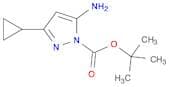 Tert-butyl 5-amino-3-cyclopropyl-1H-pyrazole-1-carboxylate
