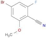 4-Bromo-2-fluoro-6-methoxybenzonitrile