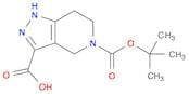 5-(T-BUTOXYCARBONYL)-4,5,6,7-TETRAHYDRO-1H-PYRAZOLO[4,3-C]PYRIDINE-3-CARBOXYLIC ACID