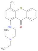 1-((2-(Diethylamino)ethyl)amino)-4-methyl-9H-thioxanthen-9-one , Lucanthone
