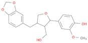 Tetrahydro-4-(1,3-benzodioxol-5-ylmethyl)-2-(4-hydroxy-3-methoxyphenyl)-3-furanmethanol