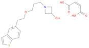 3-Azetidinol, 1-[3-(2-benzo[b]thien-5-ylethoxy)propyl]-, (2Z)-2-butenedioate (1