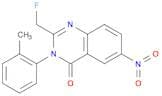 2-(fluoromethyl)-6-nitro-3-o-tolylquinazolin-4(3H)-one