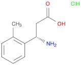 (3S)-3-amino-3-(2-methylphenyl)propanoic acid hydrochloride
