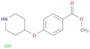 Methyl 4-(piperidin-4-yloxy)benzoate, HCl
