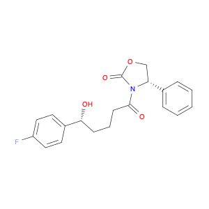 (S)-3-((R)-5-(4-Fluorophenyl)-5-hydroxypentanoyl)-4-phenyloxazolidin-2-one