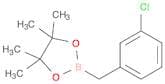 2-[(3-chlorophenyl)methyl]-4,4,5,5-tetramethyl-1,3,2-dioxaborolane