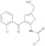 2-(Chloroacetylamino)-3-(o-chlorobenzoyl)-5-ethylthiophene