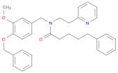 BenzenepentanaMide, N-[[3-Methoxy-4-(phenylMethoxy)phenyl]Methyl]-N-[2-(2-pyridinyl)ethyl]-