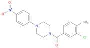 (3-Chloro-4-methylphenyl)[4-(4-nitrophenyl)-1-piperazinyl]-methanone