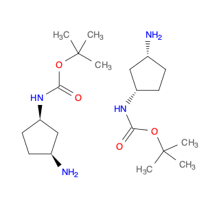 Carbamic acid, [(1R,3S)-3-aminocyclopentyl]-, 1,1-dimethylethyl ester, rel-
