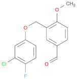 3-(3-Chloro-4-fluoro-phenoxymethyl)-4-methoxy-benzaldehyde